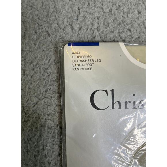 NWT Vintage Christian Dior Pantyhose Size 3 Diorissimo Gray Ultra Sheer 4443 - Picture 2 of 11
